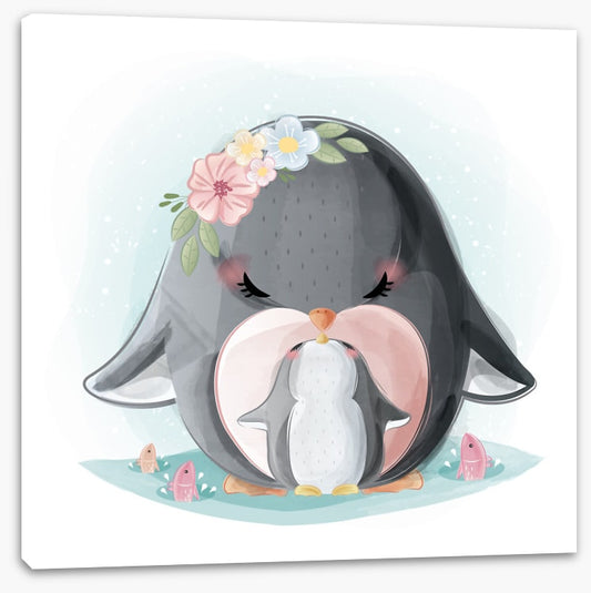 Penguin kisses