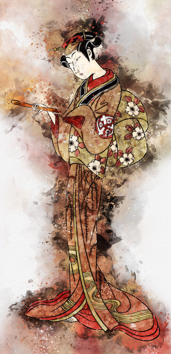 The shamisen player