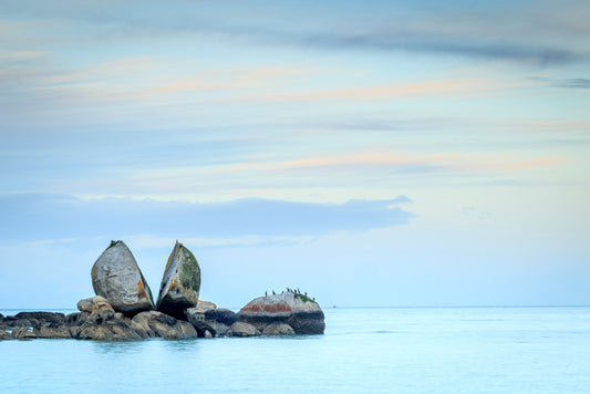 Split apple rock