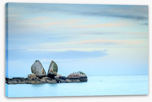 Split apple rock