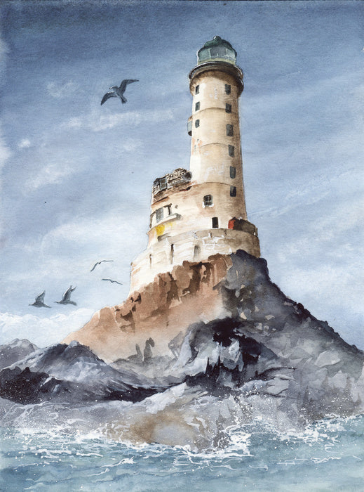 Above the rocks