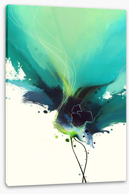 Blooming teal