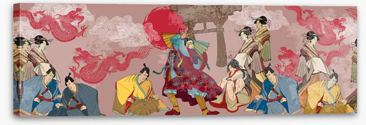 Dragon kabuki panorama