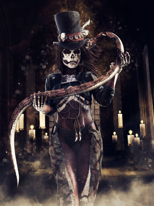 The snake sorceress