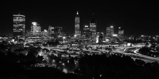 Perth night skyline