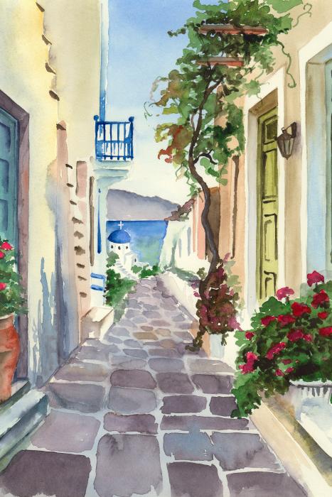 Santorini stroll