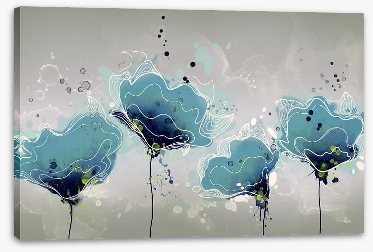 Blue flower bloom