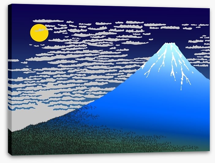 Blue mountain dusk