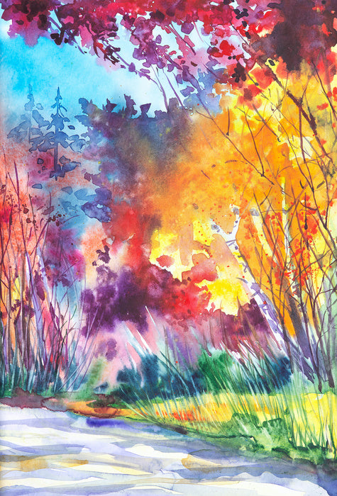 Autumn leaf lane