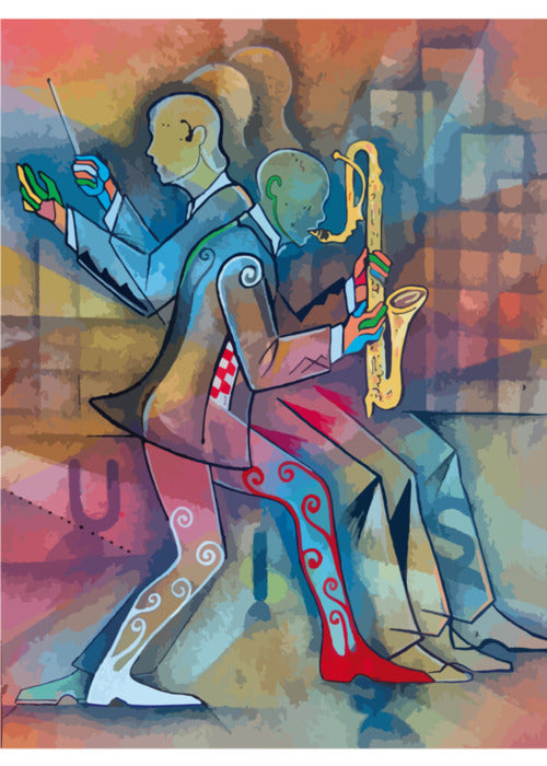 The dancing band