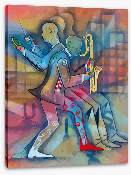The dancing band