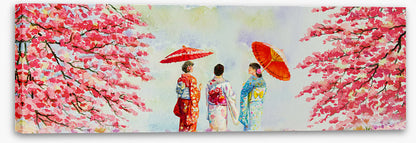 Kyoto spring geishas