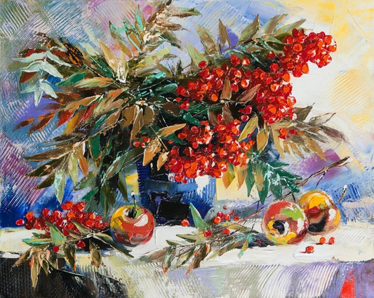 Mountain ash apples