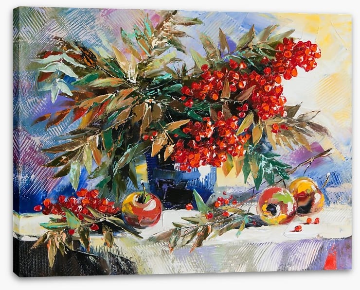 Mountain ash apples