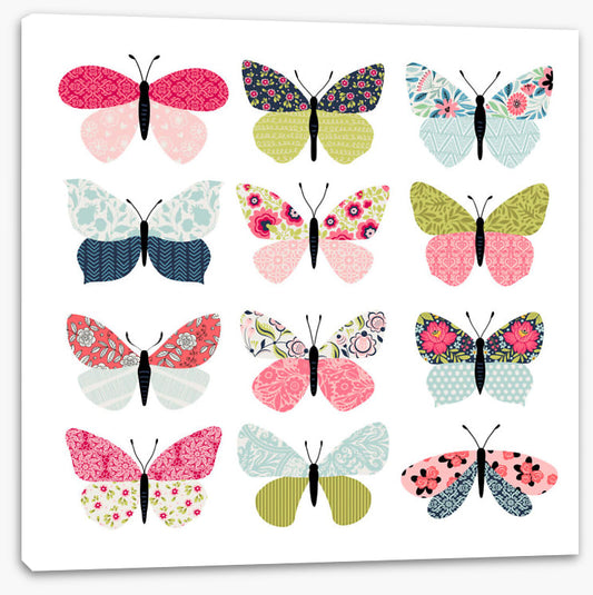 Patchwork butterflies