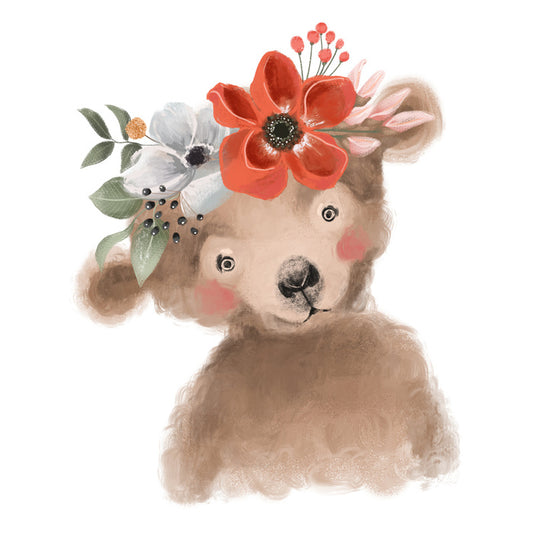 Little floral bear