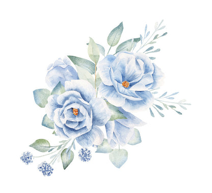 Blue flax bouquet II