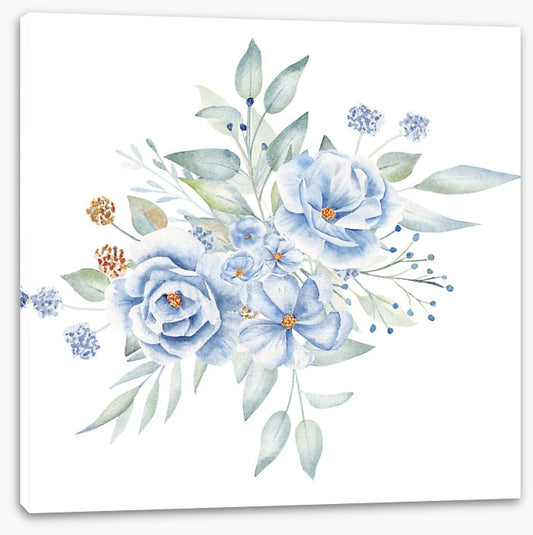 Blue flax bouquet I