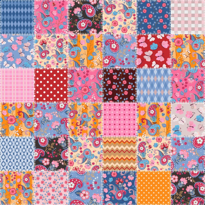Paisley pops patchwork