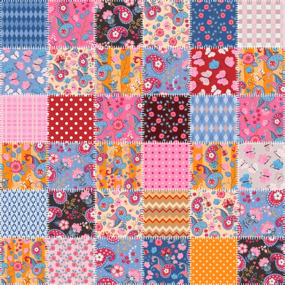 Paisley pops patchwork