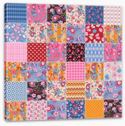 Paisley pops patchwork