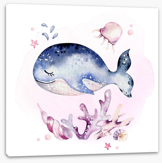 Sleepy whale