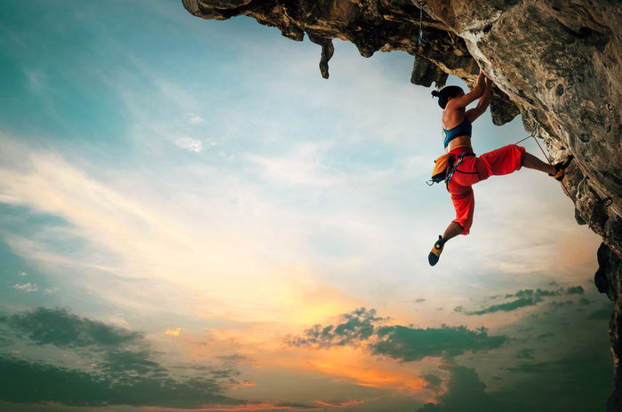 Woman versus nature