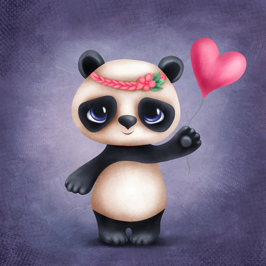 Little panda love