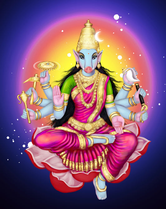 The boar-faced goddess