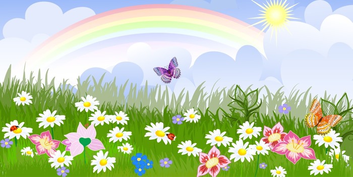 Rainbow meadow