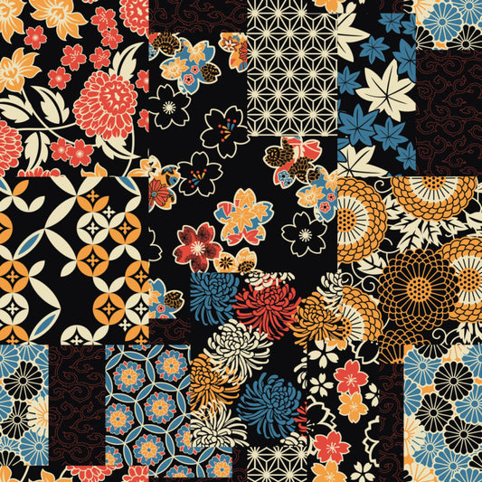 Oriental musk patchwork