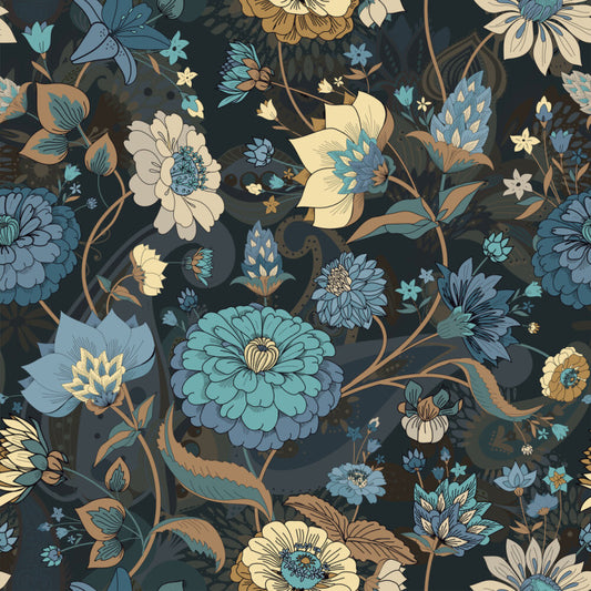 Blue bloom darkness