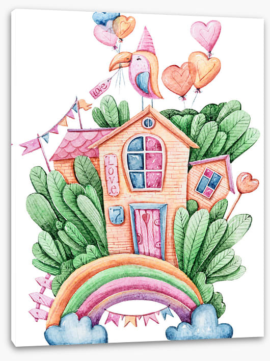 The rainbow house