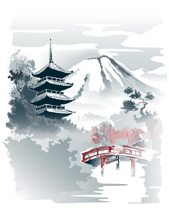Bridge to the pagoda