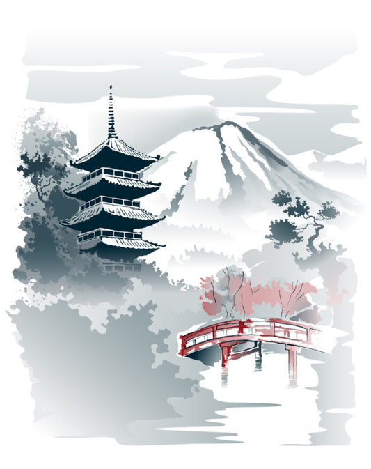 Bridge to the pagoda