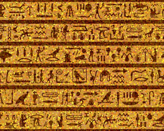 Golden hieroglyphics