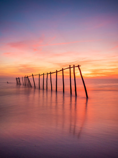 As the sun sets
