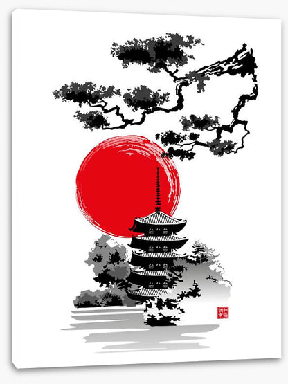 Rising sun pagoda