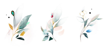 Lovely leaves trio