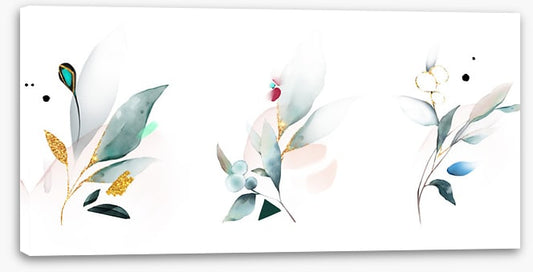 Lovely leaves trio