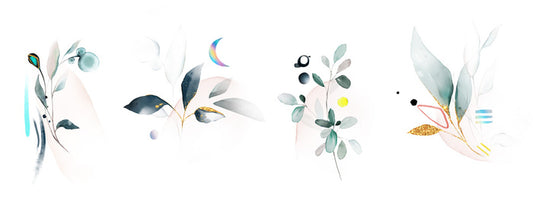 Lovely leaves panoramic
