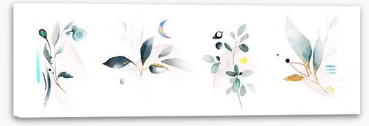 Lovely leaves panoramic