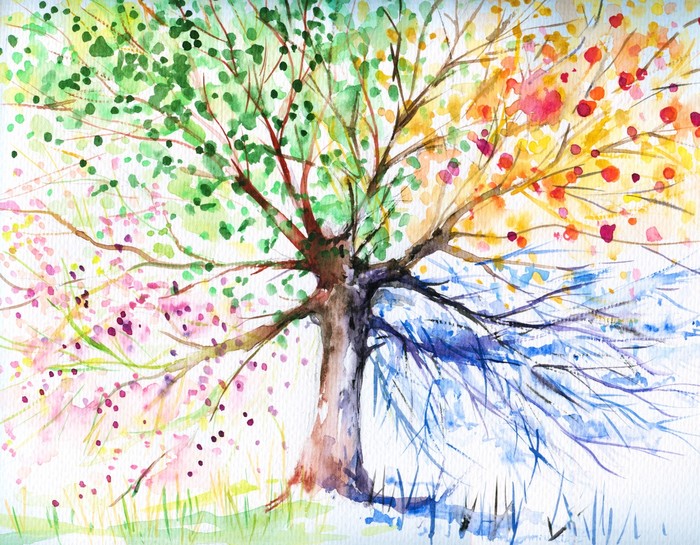 Four seasons tree