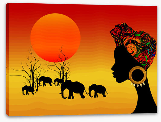 Walking with elephants
