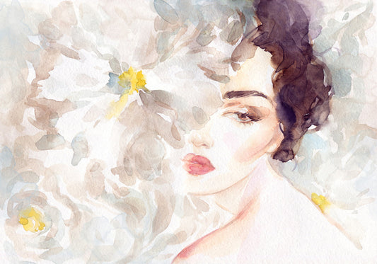 Behind the petals