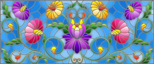 Blue sky bloom window