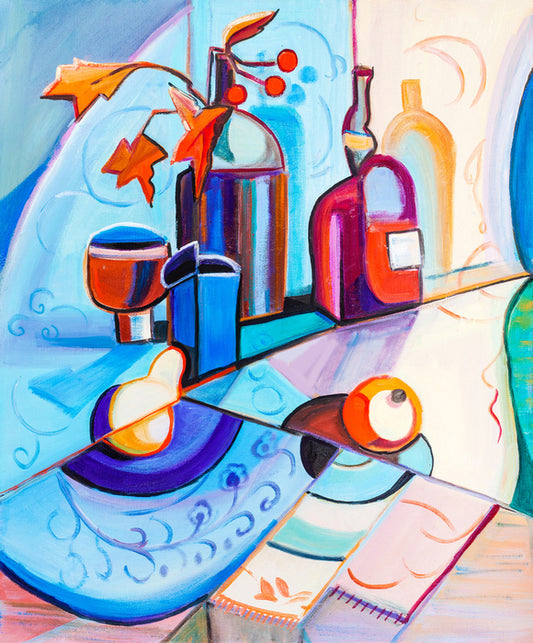On the blue cloth II