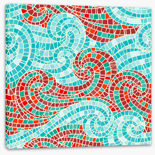 Swirly sea mosaic II