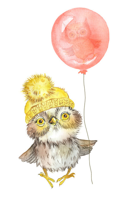 Red balloon owl