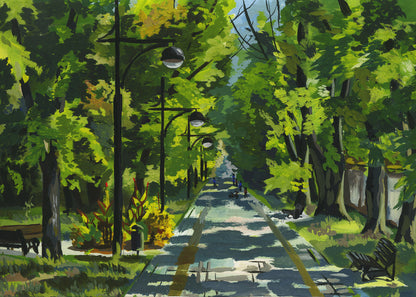Path through the park